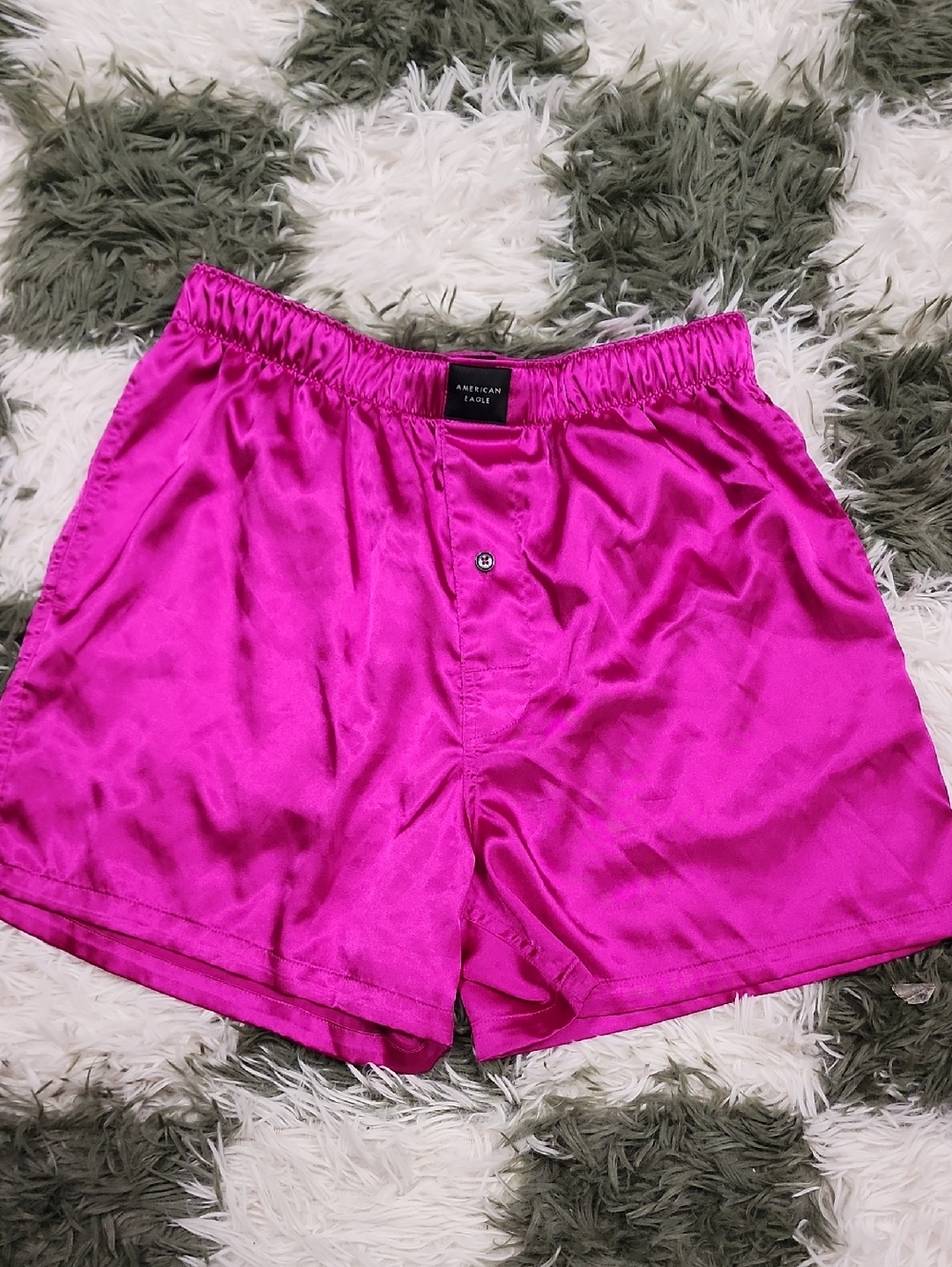 American Eagle Mens Satin Boxer Short